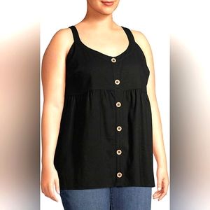 Terra & Sky Women's Plus Size Button Front size 4x
